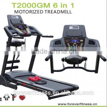 6 in 1 motorized treadmill