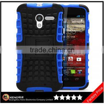 Keno for Motorola Moto X Heavy Duty Armor Shock Hybrid Armour Case Stand Cover