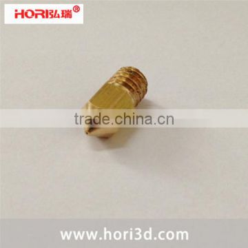 HORI 3D Printer Accessories,Hori 3D Printer Brass Nozzle.copper nozzle, Resolution0.4mm