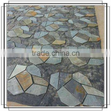 Natural slate flagstone, cultured flagstone slate tiles