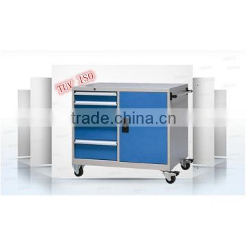 Blackish Green Movable Industrial Tool Storage Cabinets With Powder Coating