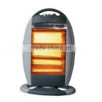 Electric Halogen Heater With Handle In 1200W With Safety Tip-Over Switch