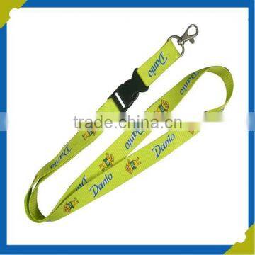 Custom Logo Smooth Nylon Detachable Blank Buckle Lanyards photo-5