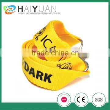 Cheap factory high quality eco-friendly custom bright color lanyards