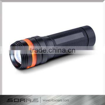 Portable CREE Q3 LED Zoom Flashlight