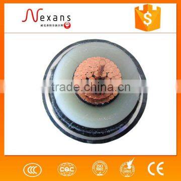 Cable cover with PVC high voltage cable