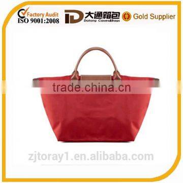 red beautiful durable high quanlity tote bag beach bag