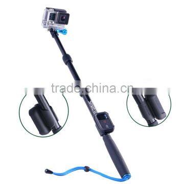 New Aluminum alloy extendable handheld wireless bluetooth monopod selfie-stick