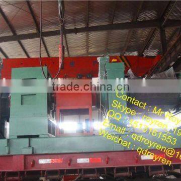 Automatic waste tire recycling line used single shaft shredder