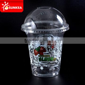 16oz clear plastic disposable soft drinking cup, clear drinking cup