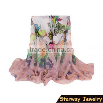 >>SW16744 New Trendy Flower Scarf Long Scarf/#