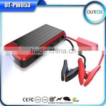 High Capacity Car Jump Starter 12000 mAh Emergency Power Banks with LED Light SOS