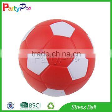 Partypro Zhejiang Factory Wholesale Custom 4 6.3 7 10 15 20cm Mini Red PU Soccer Ball Stress Toy