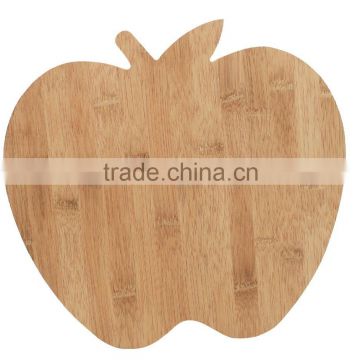 apple shaped bamboo cutting board