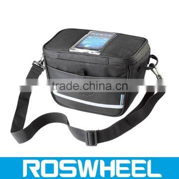 Wholesale High Quality waterproof bicycle travel handlebar bag with high density fabric 11812 travel bag with laptop compartment