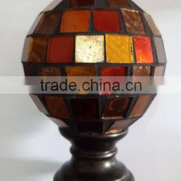 mosaic finial adjustable durable curtain rod curtain tracks ROD DIAMETER 1" 5-8" 6-8" 1-2" 1-1/2"