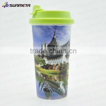 Sublimation Double Wall Tumbler Cup (with flip-lock lid) At Low Price Wholsale