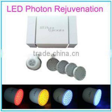 4 Colors Photon LED Beauty Lights Skin Rejuvenation Beauty Device with Interchangeable Heads