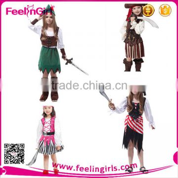 High fashion halloween pirate girl costume