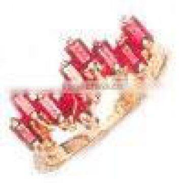 Studded Gold Rings