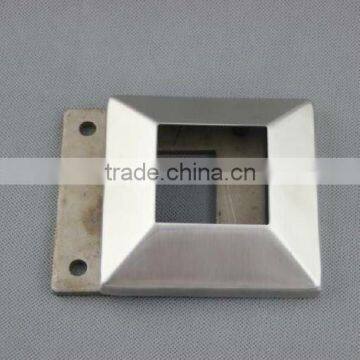 stainless steel handrail railing stair 2" Handrail round cover plate