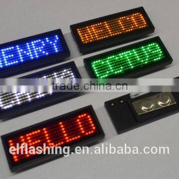 led name badge, led name card,low price led badge