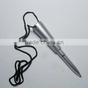 promotional plastic ballpoint pen with string