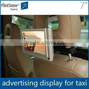 Flintstone 7 Inch Car tv Monitor With Usb Update 7" Taxi Video Advertising Screen, Lcd Cab Car/taxi Advertising Screen photo-3