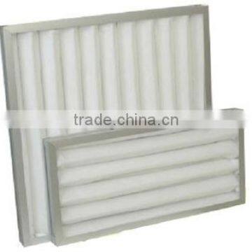 Flat panel washable air filter