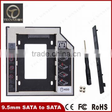 cheap 9.5mm sata 2nd hdd hard drive ssd caddy bay hard disk caddy with low price