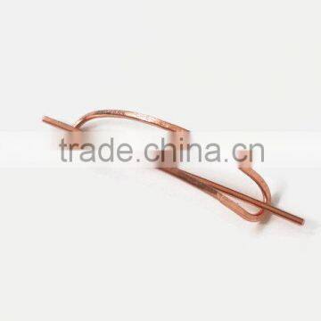 Brass Hair Slide Large Metal Hair Barrette Rustic Copper Hair Clip Minimalist Hair Accessories Up-do Hair Barrette photo-4