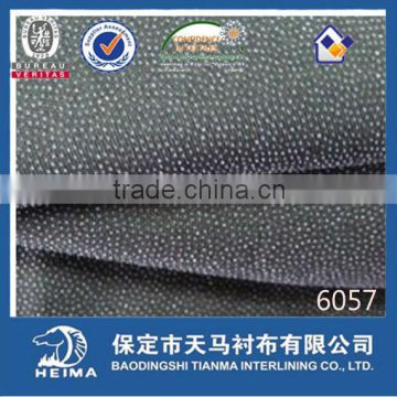 50D double dot fusible interlining for chiffon fabric