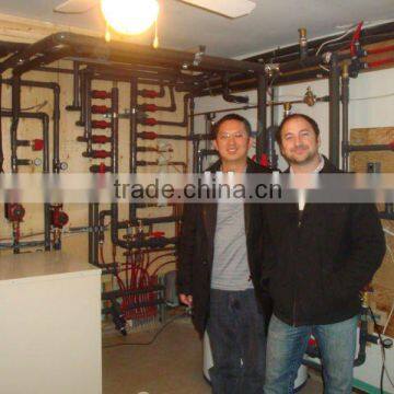 EVI double source heat pump for low temperature -15degree