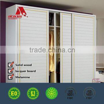 Good quality factory price rail sliding door wardrobe
