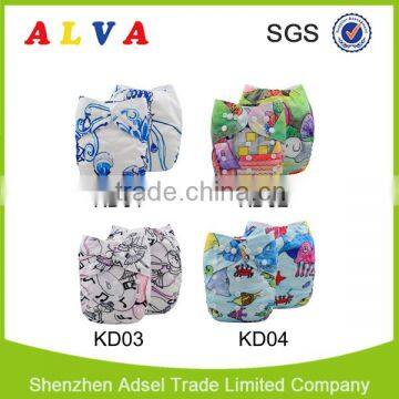 Alva 2016 New Series Crayons and Color Pencils Pictures Baby Cloth Diaper Wholesale                        
                                                Quality Choice