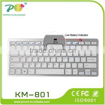 POM Top Sale Mini Wireless Keyboard and Mouse Combo KM-801 photo-3