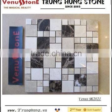 Emperador Mixed Marble Mosaic