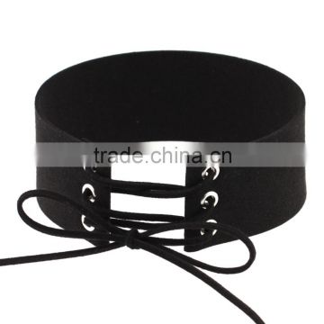 minimalist personality exaggerated punk sexy bondage Choker Collar Rope Tie Necklace