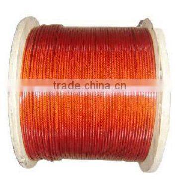 plastic coated steel wire rope