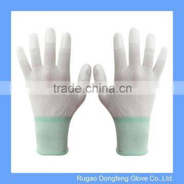 Antistatic ESD Finger Tip Coated Glove For Handling Electronic Parts