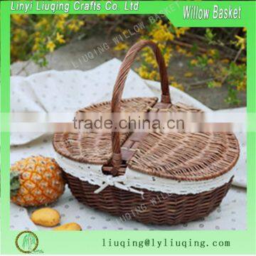 mini wicker picnic basket for ourdoor