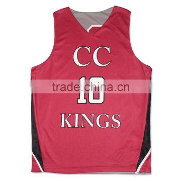 Digital printing wholesale custom youth reversible basketball practice jerseys