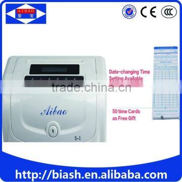 LCD Display Card Punch Time Attendance Machine for Emplyoee Management