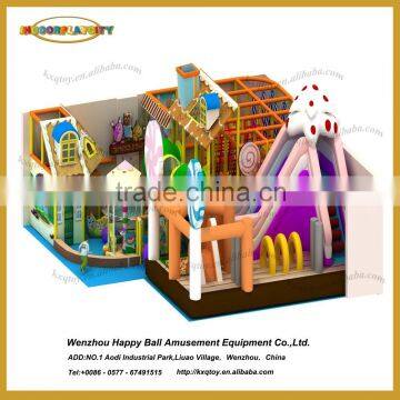 Children Soft Happy Candy Land Castle Indoor Playground Equipment on Sale!
