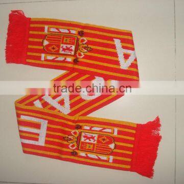 Latest Fashion Soccer Scarf, Football Fan Red Scarf photo-6