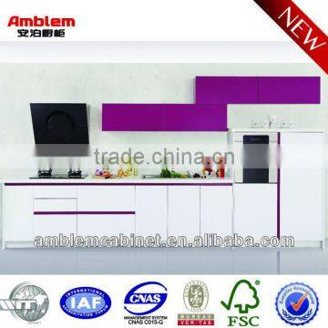 hot selling Modern Pink Kitchen Furniture