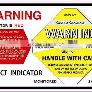 Monitor Shockwatch Label Impact Indicator Shipping Label Shock Label Indicator photo-6
