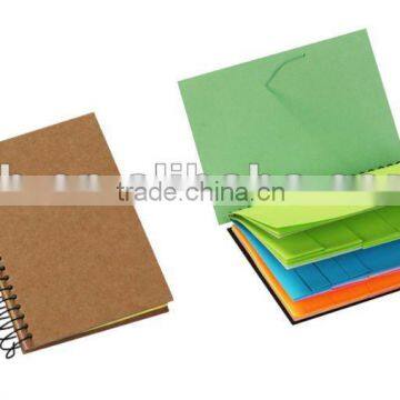 Natural Color Eco Sticky Note With Spiral