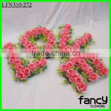 Pink love rose flower wedding decoration flowers