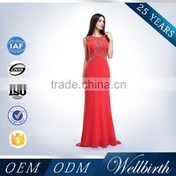 Factory Wholesale Red Long Boutique Dresses for Women photo-5